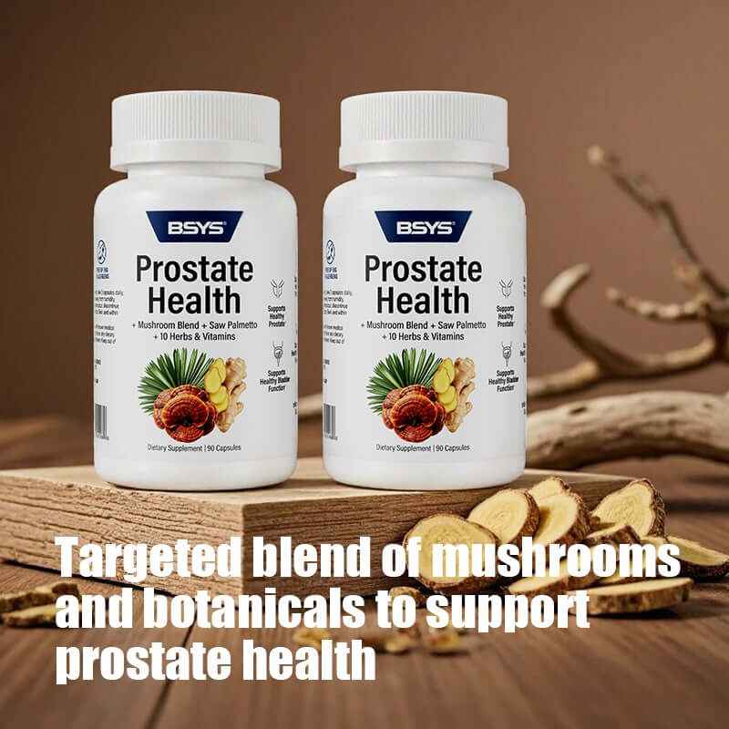 BSYS Prostate Health Capsules Urinary, Health Aid  Men's Prostate Care Formula