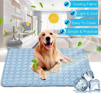 Pet Cooling Pad for Summer - Ice Silk Comfort for Pets