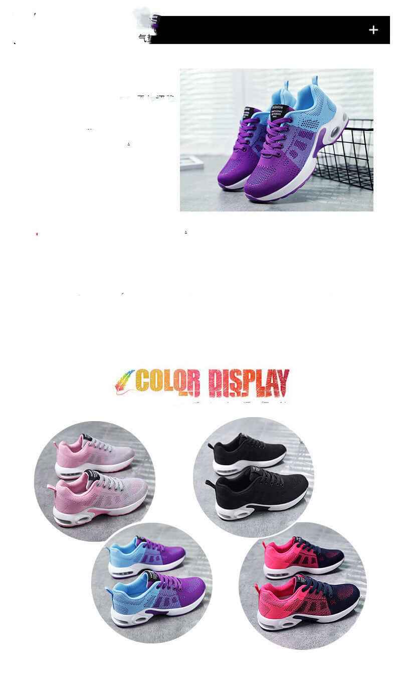 Women Sneakers - Casual Breathable Lightweight Shoes
