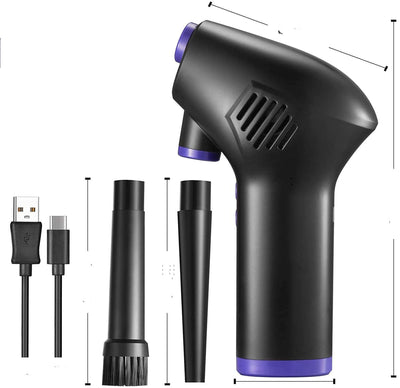 Cordless Air Duster Compressed Air Blower Electric Air Duster for Computer Keyboard Camera Cleaning Small Appliances.