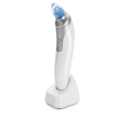 Electric Acne Machine in silver color, designed for home use to treat blackheads effectively.