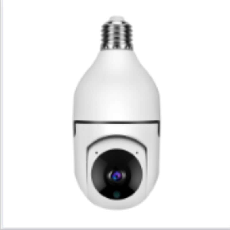 WiFi CAMERA 1080P Bulb 4X Zoom Camera E27 Home 5GWiFi Alarm Monitor with sleek design for home security