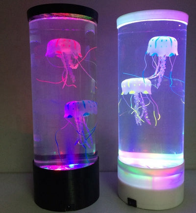 LED Jellyfish Aquarium Lamp Night Light USB Powered - Nexa Home