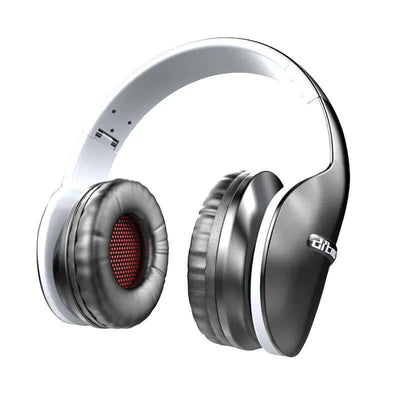 Headset sports headphones gaming wired headphones with padded ear cushions and sleek design.