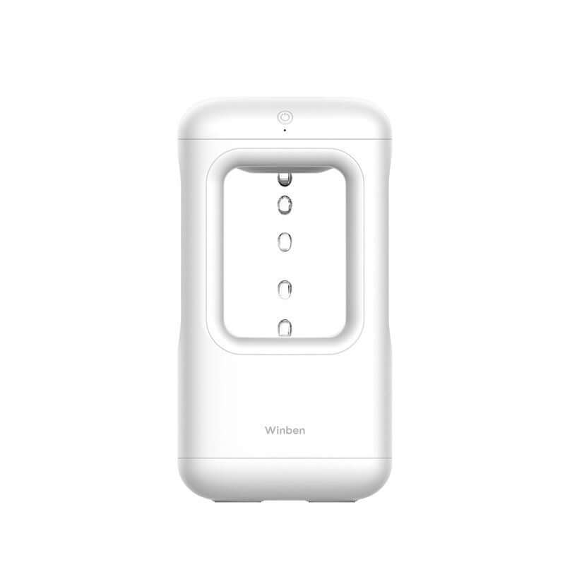 New Air Humidifier Home Quiet Bedroom Anti-Gravity Water Drop Humidifier Atmosphere Light - sleek white design
