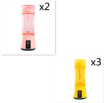 Portable Electric Fruit Juicer Wireless USB Rechargeable Mini Mixer Multifunction Summer Smoothie Blender Machine Kitchen Supplies - Nexa Home