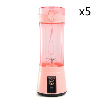Portable Electric Fruit Juicer Wireless USB Rechargeable Mini Mixer Multifunction Summer Smoothie Blender Machine Kitchen Supplies - Nexa Home