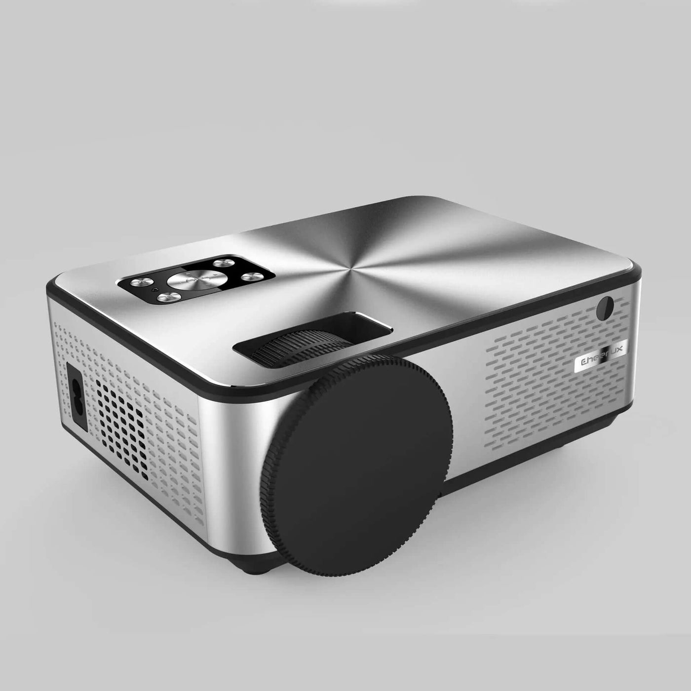 HD Home Multi-function Projector 1080P Home displayed from an angled view showcasing its sleek design.