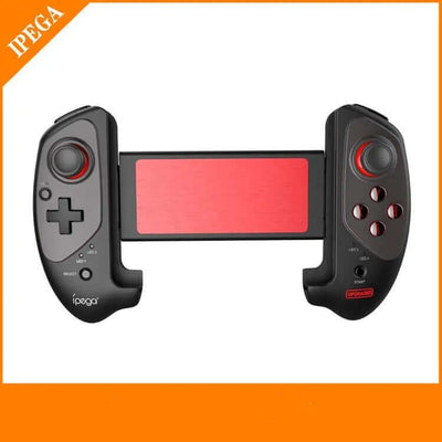 Red Bat Wireless Bluetooth Gaming Stretching Controller for Android and iOS with ergonomic design.