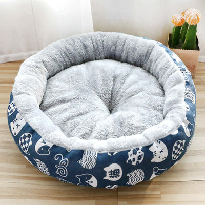 Dog And Cat Litter Padded With Round Cotton in a cozy plush design for small to large pets.