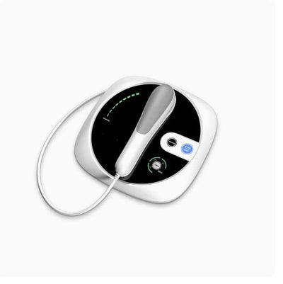 Ultrasonic Health Care Physiotherapy Whole Body Massage Instrument with power cord and control panel.