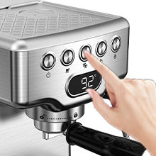 Geek Chef Espresso Machine, 20 Bar Espresso Machine With Milk Frother For Latte, Cappuccino, Macchiato, For Home Espresso Maker, 1.8L Water Tank, Stainless Steel, Ban On Amazon - Nexa Home