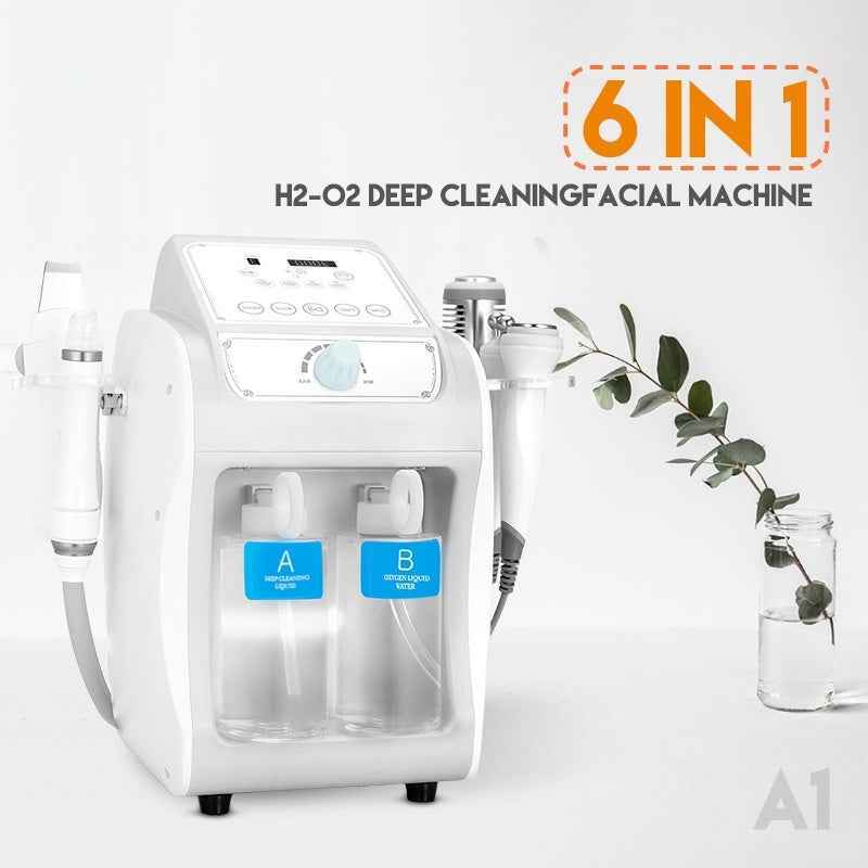 Oxygen Injection Moisturizing Blackhead Exfoliating Face Wash Beauty Six-in-one Skin Management Instrument