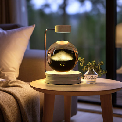 Crystal Ball Cosmic Dinosaur Indoor Night Light USB Power Warm Bedside Light Birthday Gift Night Lamp - Nexa Home