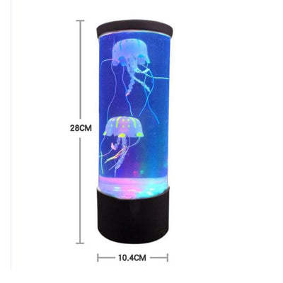 LED Jellyfish Aquarium Lamp Night Light USB Powered - Nexa Home