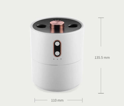 Volcanic Flame Aroma Essential Oil Diffuser USB Portable Jellyfish Air Humidifier Night Light Lamp Fragrance Humidifier dimensions in mm.