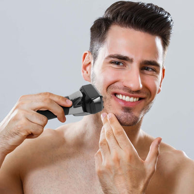 Electric Foil Face Shaver 5-Blade Electric Razor For Men Wet & Dry Jawline Beard Trimmer Precision Sideburn Shavers IPX6