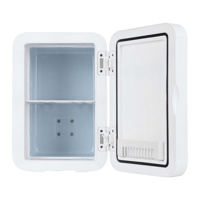 8L Mirror Beauty Refrigerator Cosmetics interior view with shelves for storing beauty products