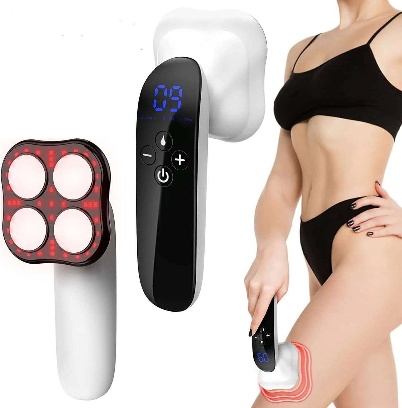 EMS Current Ultrasonic Fat Removal Machine SHEIN Massage Instrument Fat Burning Shaping TEMU Fat Dissolving Instrument Weight Loss Instrument in use
