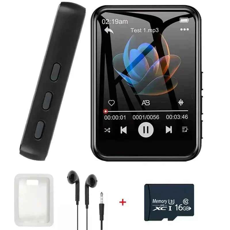 128G MP3 Player Bluetooth 5.4 HiFi MP3 Music Player Built-in Speaker 2.4inch Touch Screen MP4 Player with E-book/Video Recording