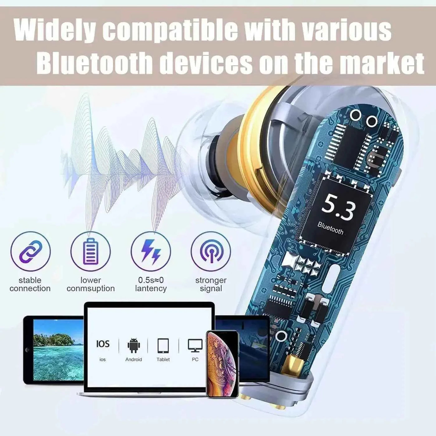Original Pro 4 TWS Wireless bluetooth noise canceling headphone earphone headset earbuds bluetooth  for sports and game headset