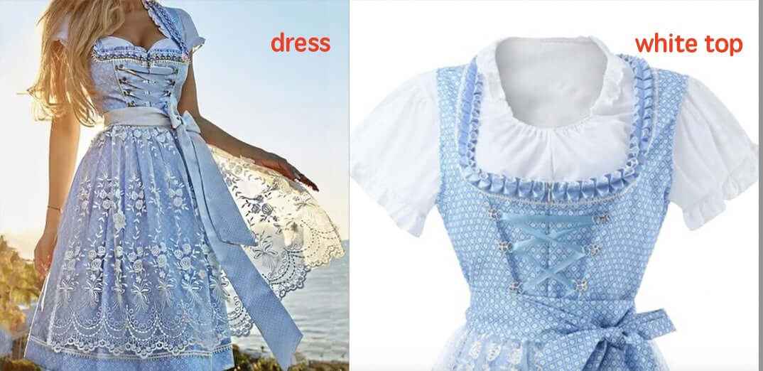 Halloween Long Short-sleeved Printed Lace-up Dress